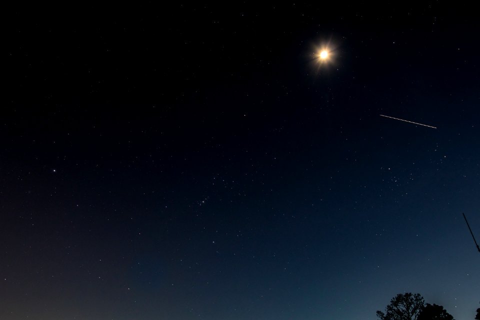 ISS over Macon, Georgia on 4-10-19