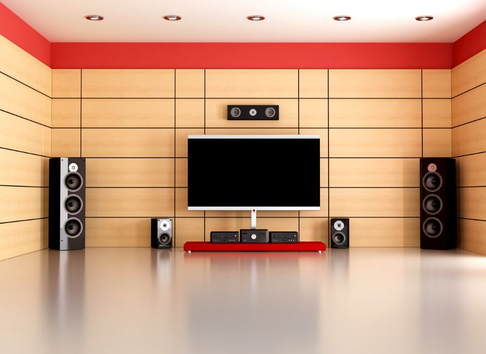 empty home cinema room