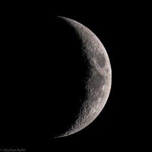 Waxing Crescent Moon on 7-20-15