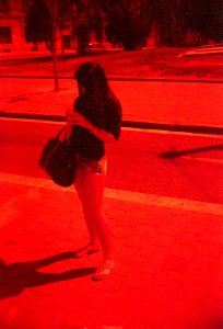 Vilia - Redscale - Girl with a Phone 1 photo