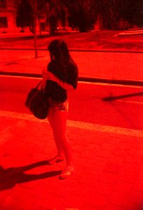Vilia - Redscale - Girl with a Phone 1