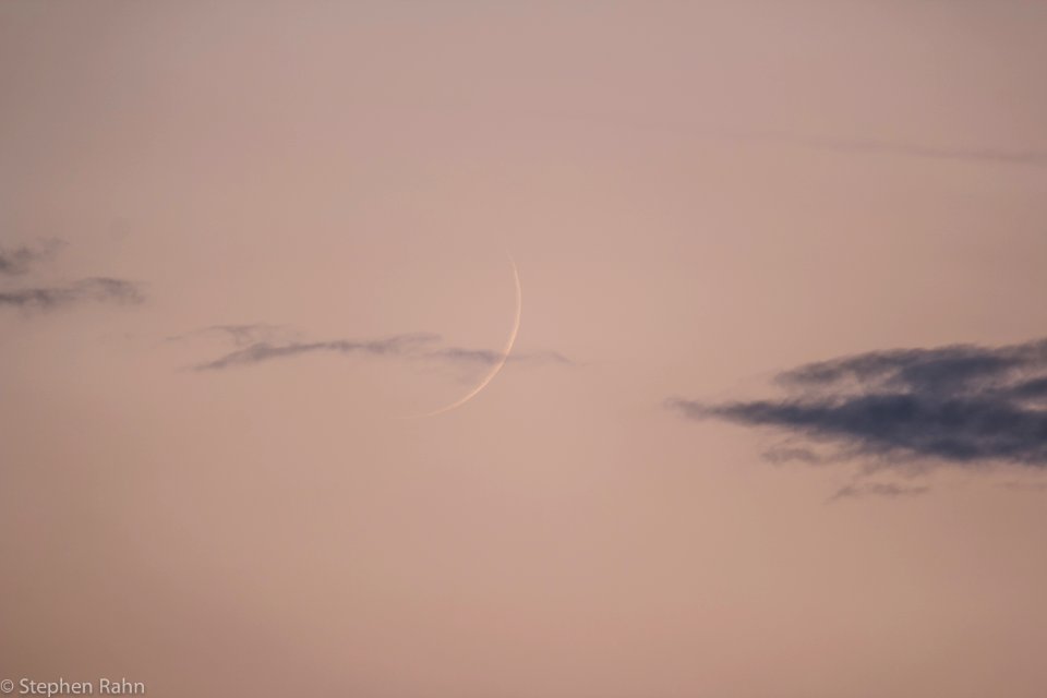 3% Full Waxing Crescent Moon