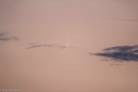 3% Full Waxing Crescent Moon