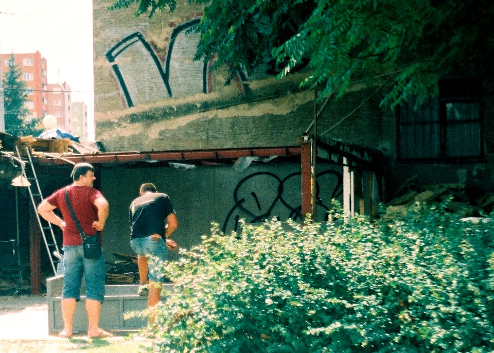 Sokol 2 - Men at Demolished Stand