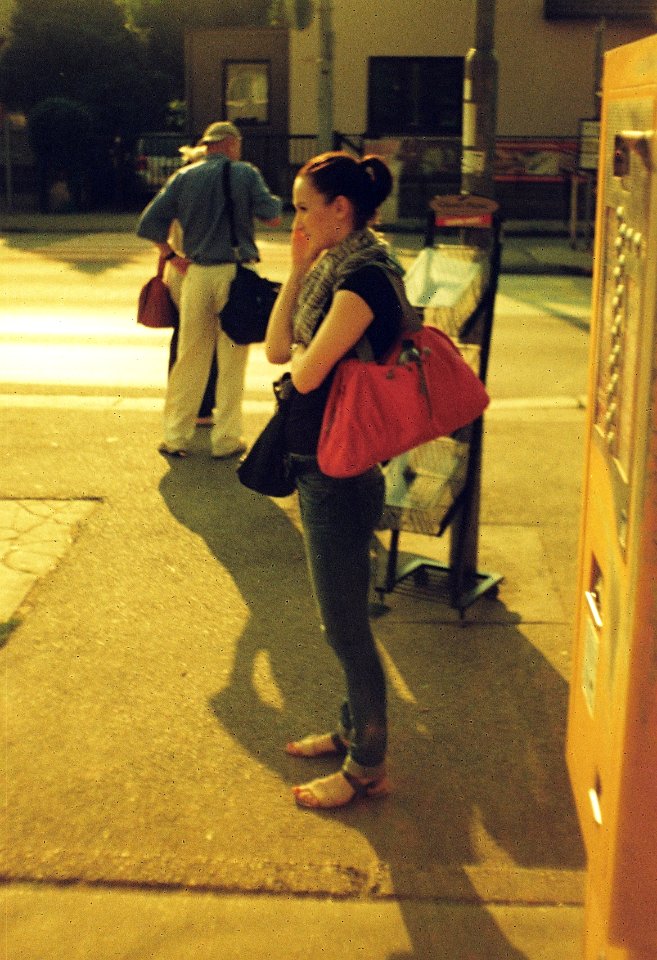 Vilia-Auto - Redscale - Tram Stop Scene