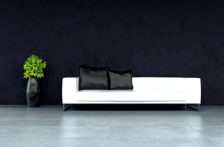 3D Rendering Couch | Sofa photo