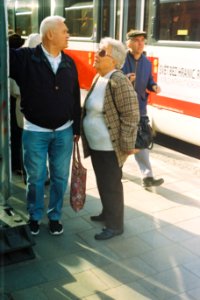 Beirette VSN - Elderly Couple Discussing Something photo