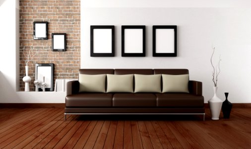 contemporary  living room