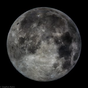 Cloudy Full Moon on July 2nd, 2015