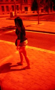 Vilia - Redscale - Girl with a Phone 2 photo