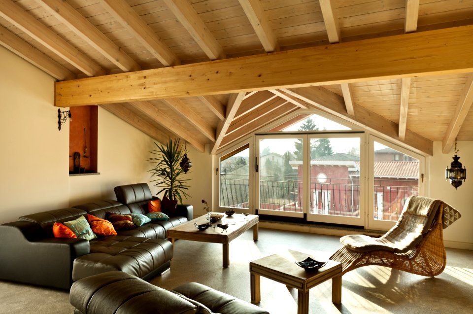 interior new loft, ethnic furniture, living room