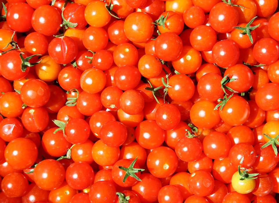 Cherry red food
