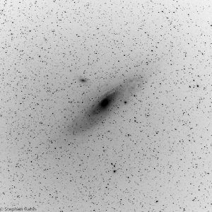 Andromeda Galaxy Inverted