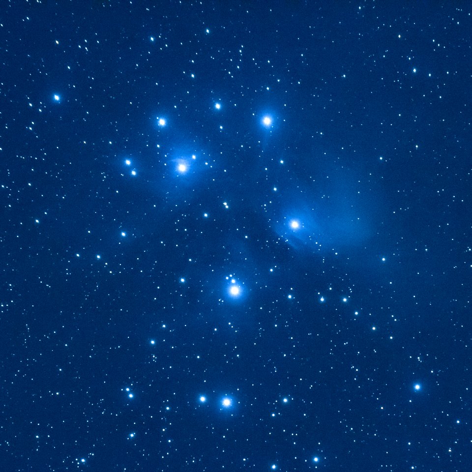 M45 - The Pleiades Cluster