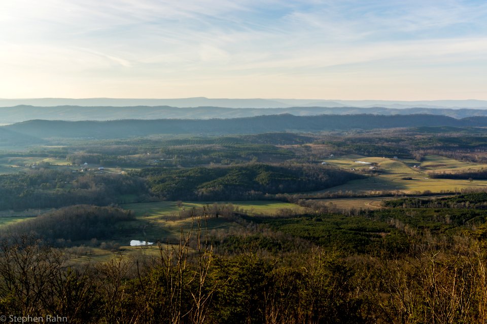 View from John's Mountain - Lafayette, Georgia