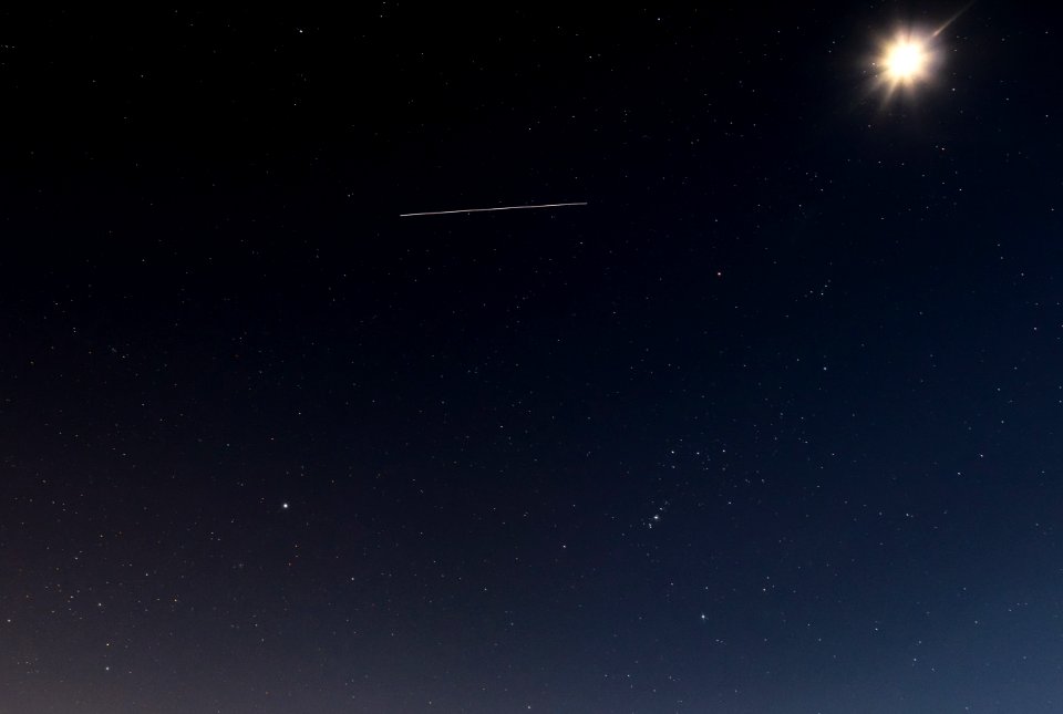 ISS over Macon, Georgia on 4-10-19