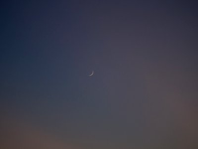 4% Waxing Crescent