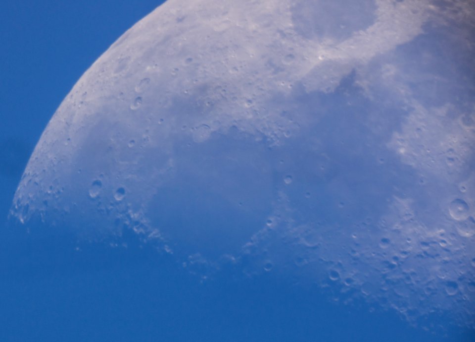 Lunar Cartography - Moon at 49% illumination
