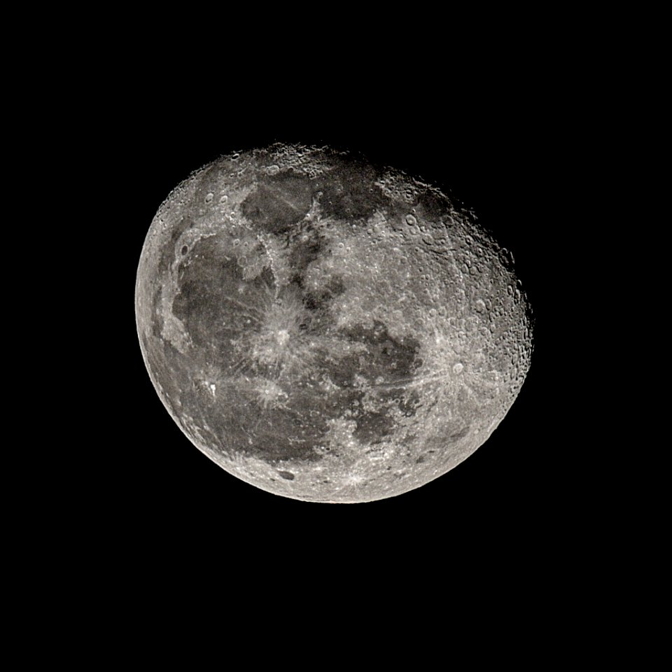 Waning Gibbous Tone-Mapped Version