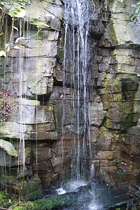 Waterfall rocks the stones