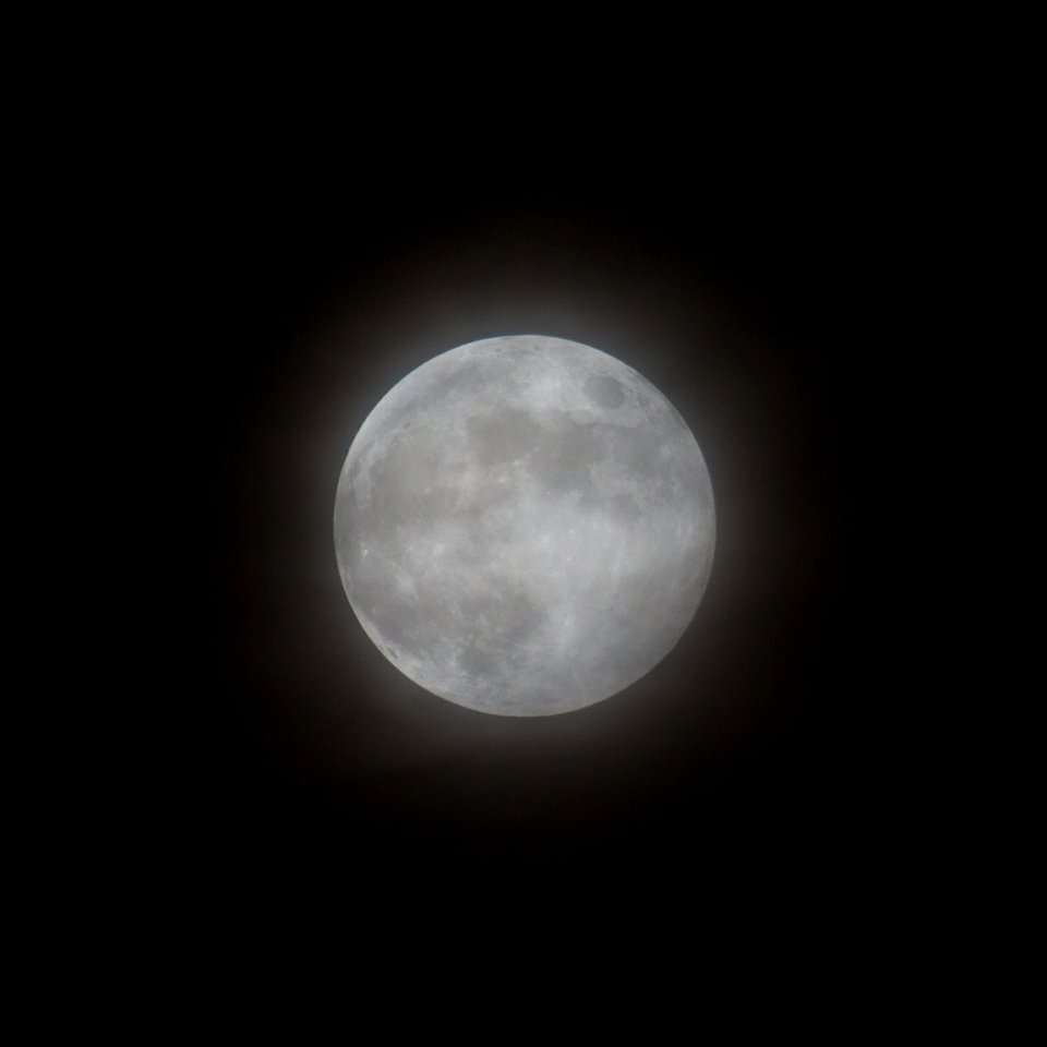 Penumbral Eclipse in very cloudy skies.