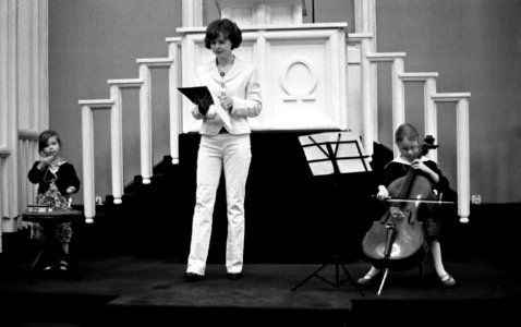 Praktica BC1 - Vespers Concert in Blahoslav's House (Brno) - Petra Meisl with Daughters photo