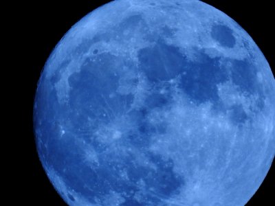 The Supermoon from our garden