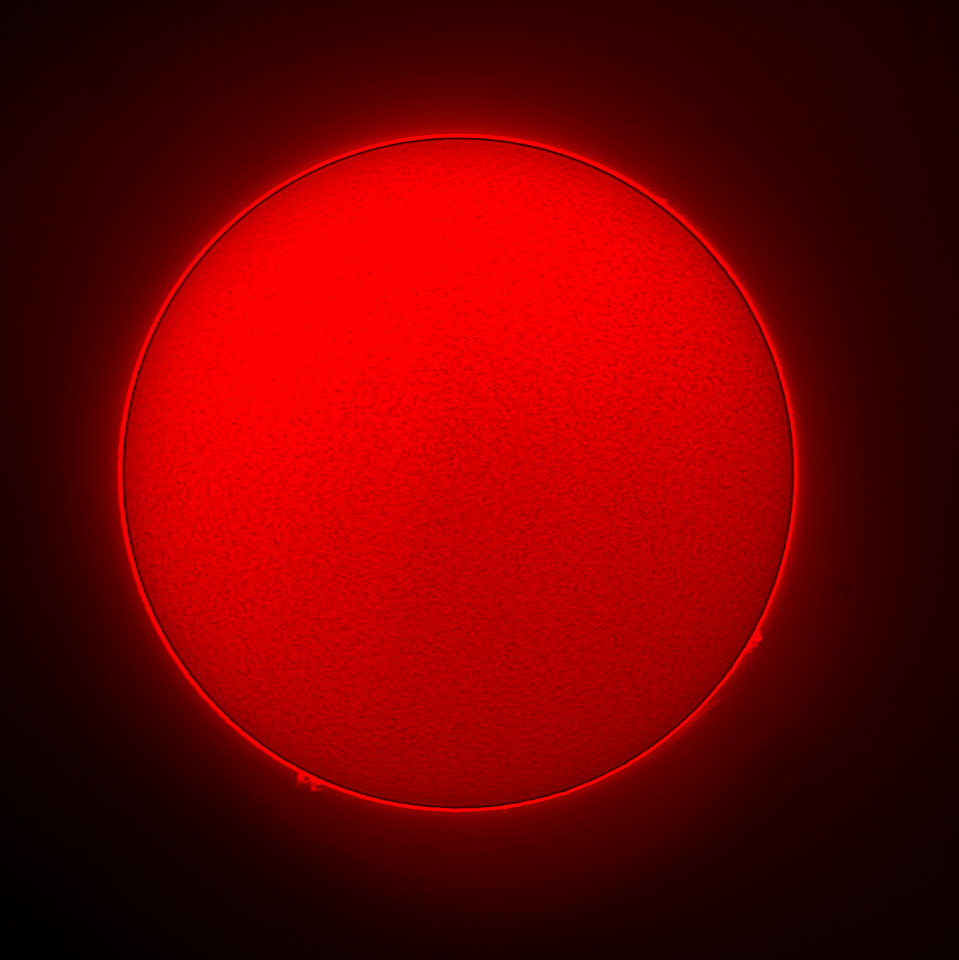 The Sun as seen in Hydrogen-alpha on 10-28-18.