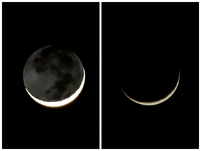 Waxing Crescent Comparison
