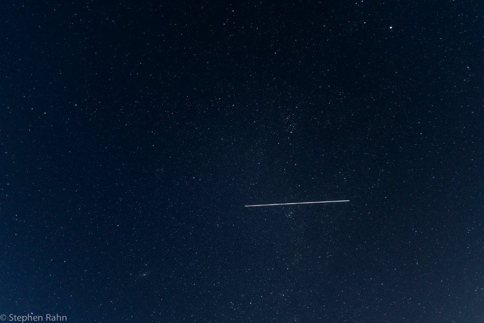 International Space Station over North Georgia