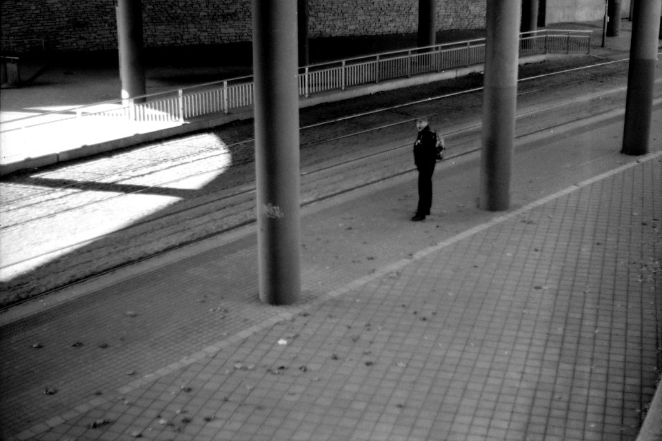 Praktica BX20 - Tram Stop Pisárky