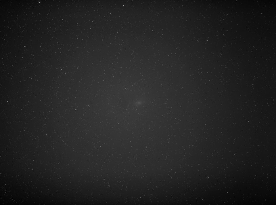 M33 - Triangulum Galaxy in Black and White photo