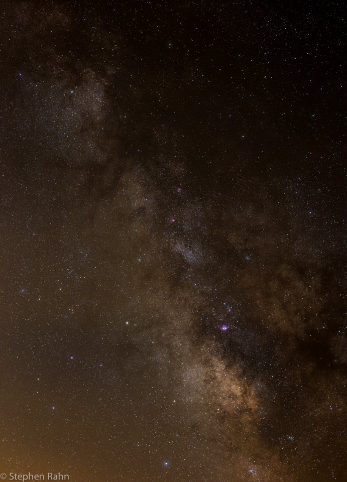 Peering into the Milky Way