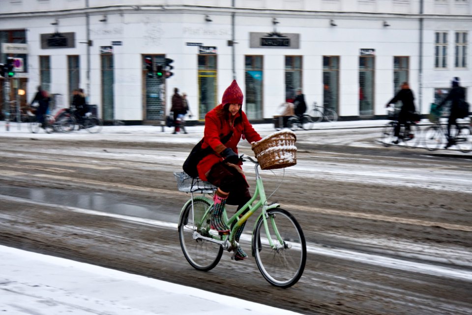 Winter Rainbow - Cycling in Winter in Copenhagen