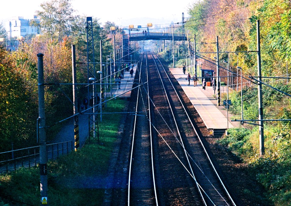 Kiev 4 + Jupiter-11 - Train Station Lesná 2