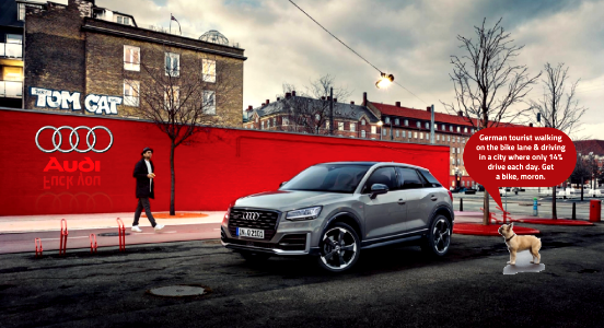 Audi Q2 in Copenhagen