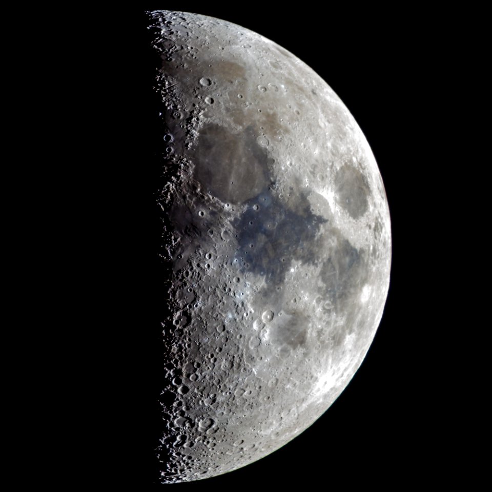 First Quarter Moon on 2-3-17