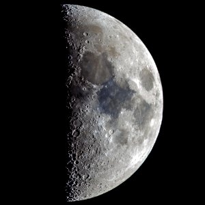 First Quarter Moon on 2-3-17