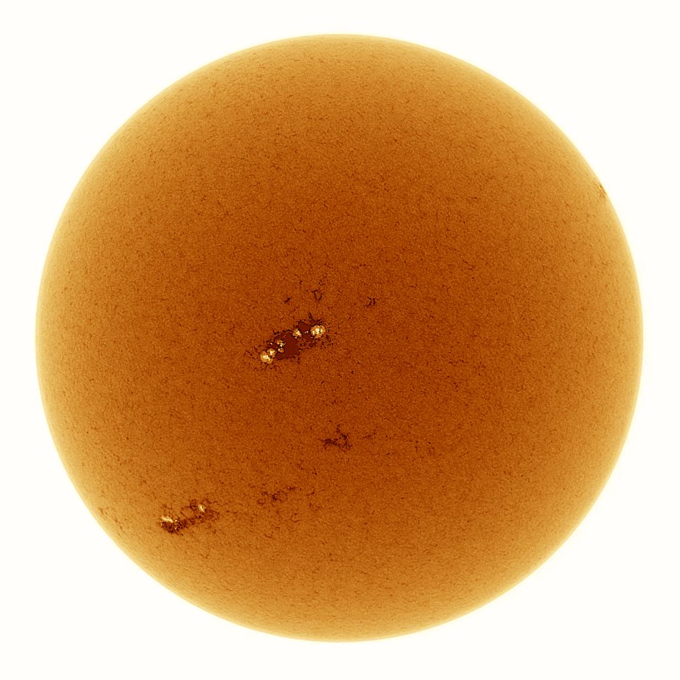 Inverted Sun in Calcium-K on 4-1-17