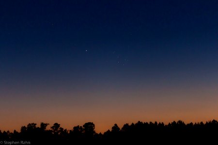 Mercury and the Pleiades photo