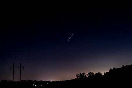 ISS over Macon, Georgia on 4-10-19 photo