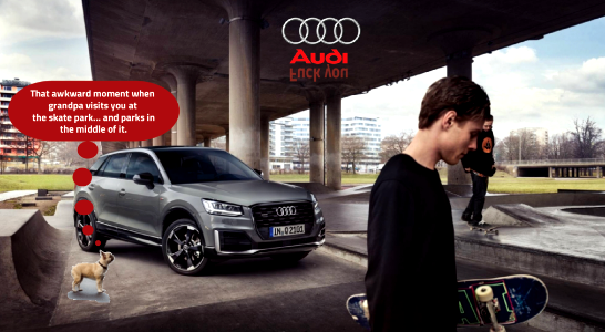Audi Q2 in Copenhagen