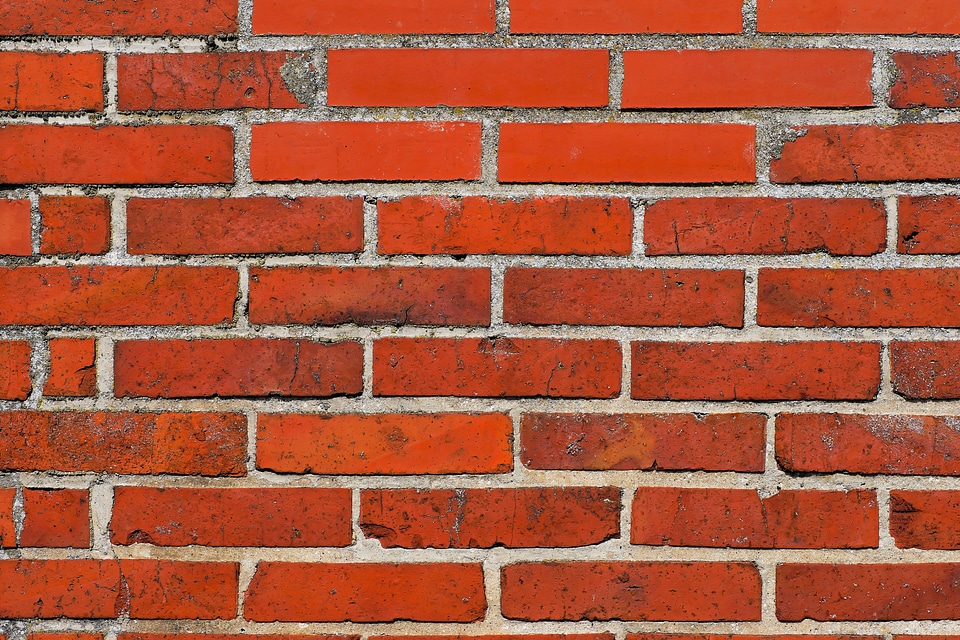 Facade red bricks