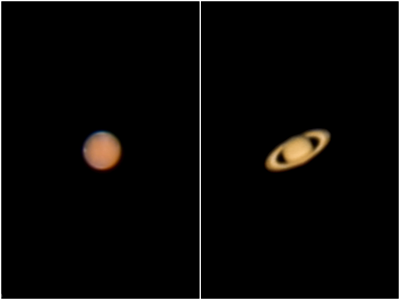 Mars and Saturn photo