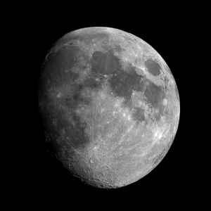 86% Illuminated Waxing Gibbous Moon from 11-25-18