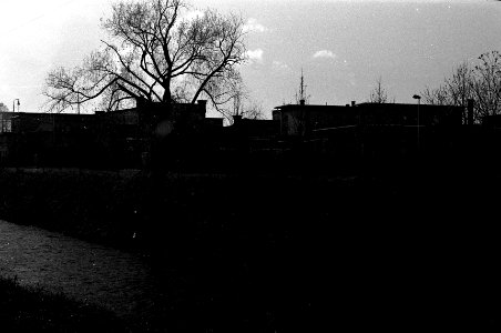 Exa + Tessar 2,8/50 - Former City Slaughterhouse at Svitava River 08