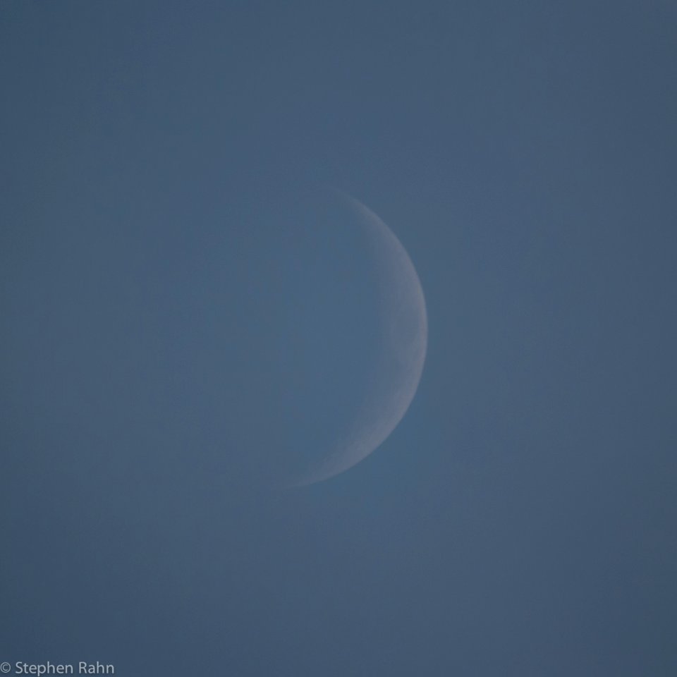 Waxing Crescent - 18% Full