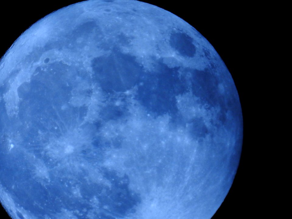 The Supermoon from our garden