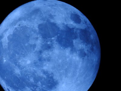 The Supermoon from our garden