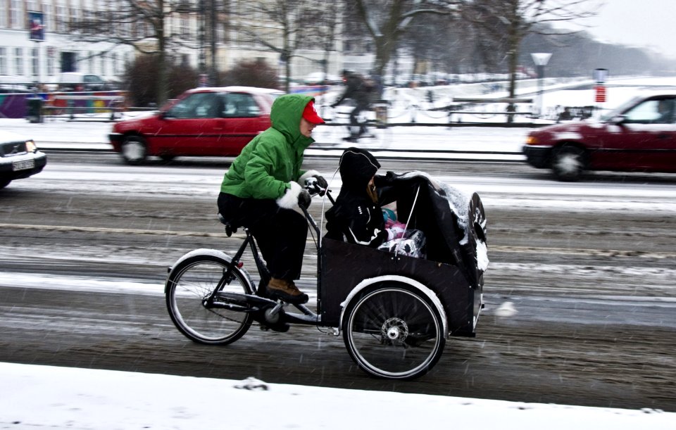 Christiania Winter - Cycling in Winter in Copenhagen photo